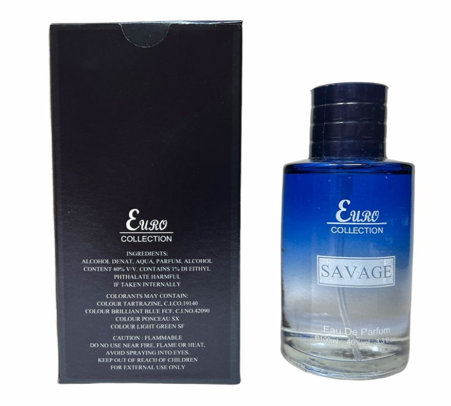 Men'S Cologne * | Euro Collection Men Men'S Cologne Savage Blue For Men