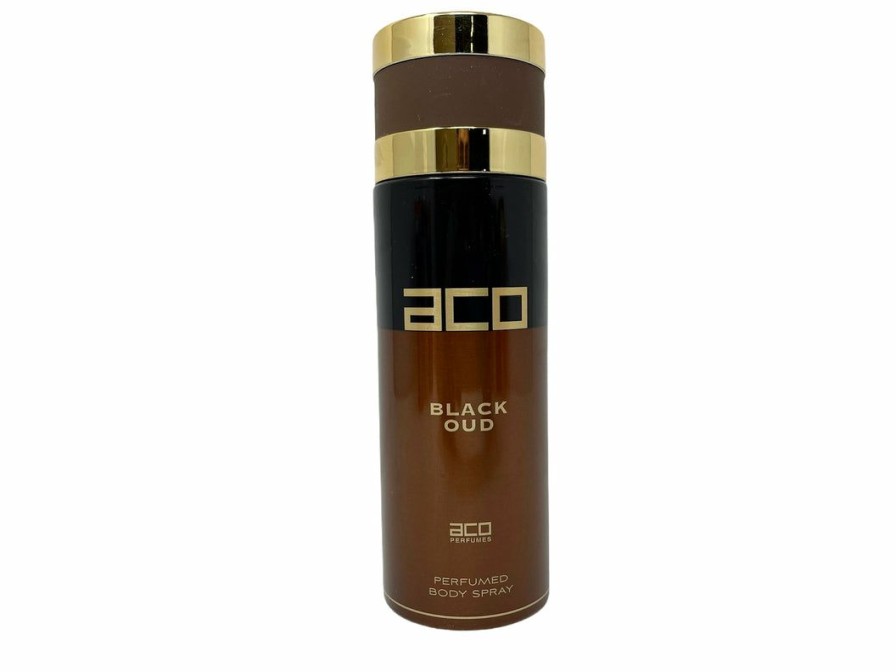 Men'S Cologne * | Other Money-Making Products Men Men'S Cologne Aco Black Oud Perfumed Body Spray For Men 6.67Oz/200Ml