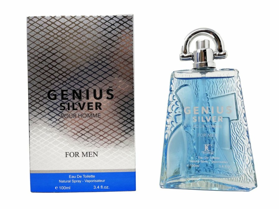 Men'S Cologne * | Euro Collection Men Genius Silver For Men