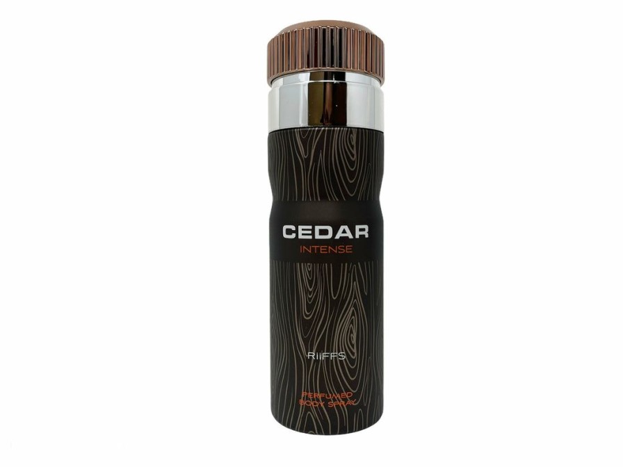 Men'S Cologne * | Other Money-Making Products Men Cedar Intense By Riffs Perfumed Body Spray For Men 6.67Oz/200Ml