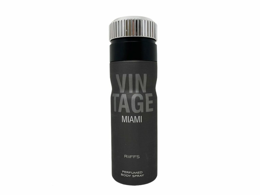 Men'S Cologne * | Other Money-Making Products Men Vintage Miami By Riffs Perfumed Body Spray For Men 6.67Oz/200Ml