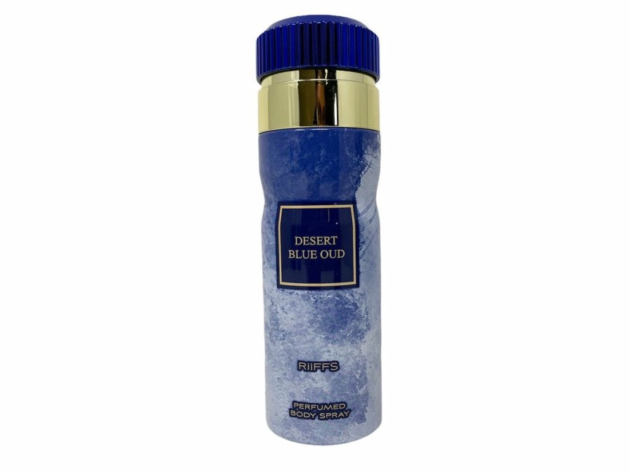 Men'S Cologne * | Other Money-Making Products Men Desert Blue Oud By Riffs Perfumed Body Spray For Men 6.67Oz/200Ml Men'S Cologne